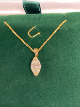 Load image into Gallery viewer, 1ct Marquise Cut Diamond Pendant in 18ct Yellow Gold
