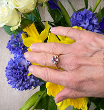 Load image into Gallery viewer, Ruby and Diamond Ring in 18ct Yellow Gold
