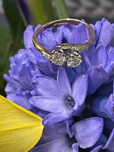 Load image into Gallery viewer, Crossover Diamond Ring in 18ct Yellow Gold
