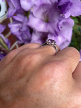 Load image into Gallery viewer, Lavish Amethyst &amp; Diamond Ring in White Gold
