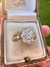 Load image into Gallery viewer, Old Cut Diamond Cluster Ring
