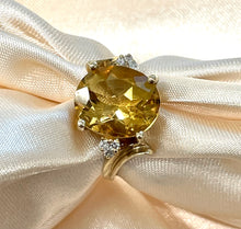 Load image into Gallery viewer, Citrine and Diamond Ring Set in 9ct Yellow Gold
