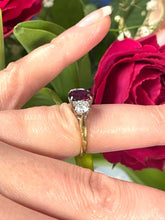 Load image into Gallery viewer, Preloved Ruby and Diamond Ring Set in 18ct Yellow Gold
