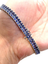 Load image into Gallery viewer, Tanzanite Diamond Bracelet
