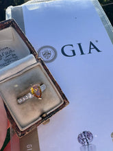 Load image into Gallery viewer, GIA-Certified 1.01ct Natural Coloured Diamond Ring in Platinum
