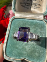 Load image into Gallery viewer, Amethyst and Diamond Ring
