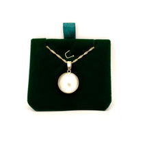 Load image into Gallery viewer, Mabé Pearl Pendant in 14ct Yellow Gold with Chain
