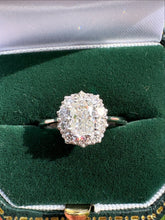 Load image into Gallery viewer, Diamond Cluster Ring in Platinum
