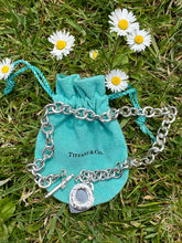 Hallmarked Sterling Silver Heart Tag Toggle Necklace by Tiffany