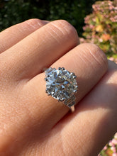 Load image into Gallery viewer, 2.83ct Old Cut Diamond Platinum Ring

