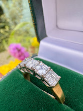 Load image into Gallery viewer, Asscher Cut Diamond Five-Stone Ring
