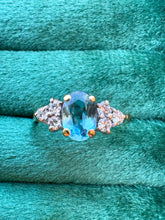 Load image into Gallery viewer, Aquamarine and Diamond Ring
