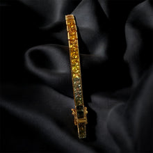 Load image into Gallery viewer, Multicolour Gradient Sapphire Bracelet
