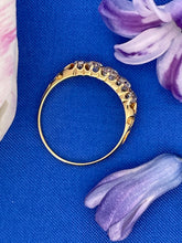 Load image into Gallery viewer, Victorian 5 Stone Diamond Ring in 18ct Yellow Gold
