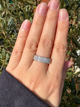 Load image into Gallery viewer, Vintage Diamond Triple Row Band

