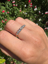 Load image into Gallery viewer, Vintage 9ct Gold Seven-Stone Diamond Ring
