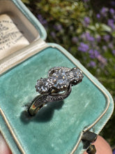 Load image into Gallery viewer, Vintage Diamond Three-Stone Ring | 18ct Gold
