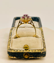 Load image into Gallery viewer, Ruby and Diamond Ring in 18ct Yellow Gold
