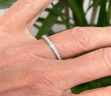 Load image into Gallery viewer, Full Eternity Ring in Platinum
