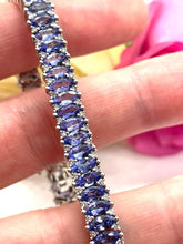 Load image into Gallery viewer, Tanzanite Diamond Bracelet
