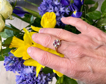 Load image into Gallery viewer, Ruby and Diamond Ring in 18ct Yellow Gold
