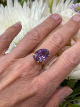 Load image into Gallery viewer, Stunning Amethyst Ring Set in 18ct Yellow Gold
