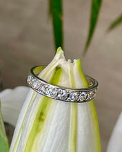 Load image into Gallery viewer, Half Eternity Diamond Ring Set in Platinum
