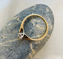 Load image into Gallery viewer, Solitaire Diamond Ring in 9ct Yellow Gold
