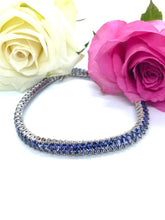 Load image into Gallery viewer, Tanzanite Diamond Bracelet
