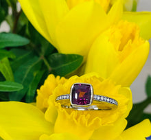 Load image into Gallery viewer, Pink Tourmaline and Diamond Ring in 18ct Yellow Gold and White Gold
