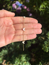 Load image into Gallery viewer, 14ct Gold Pink Butterfly Bracelet
