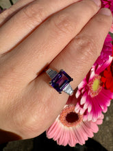 Load image into Gallery viewer, Amethyst and Diamond Ring

