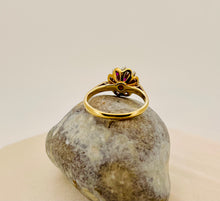 Load image into Gallery viewer, Ruby and Diamond Ring in 18ct Yellow Gold
