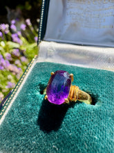 Load image into Gallery viewer, 18ct Gold Amethyst Ring – 4.5ct Oval Amethyst
