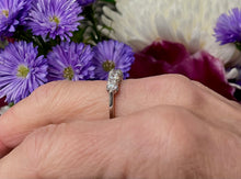 Load image into Gallery viewer, Five Stone Diamond Ring in Platinum
