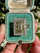 Load image into Gallery viewer, Geometric Diamond Ring set in 18ct Gold and Platinum
