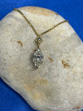 Load image into Gallery viewer, 1ct Marquise Cut Diamond Pendant in 18ct Yellow Gold
