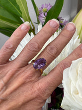 Load image into Gallery viewer, Stunning Amethyst Ring Set in 18ct Yellow Gold
