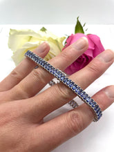 Load image into Gallery viewer, Tanzanite Diamond Bracelet
