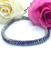 Load image into Gallery viewer, Tanzanite Diamond Bracelet
