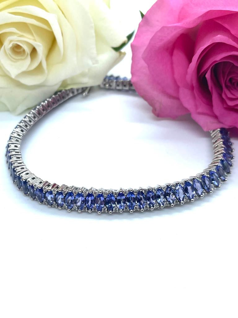 Tanzanite Diamond Bracelet