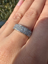 Load image into Gallery viewer, Vintage Diamond Triple Row Band
