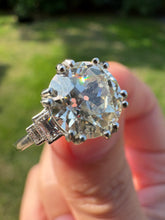 Load image into Gallery viewer, 2.83ct Old Cut Diamond Platinum Ring
