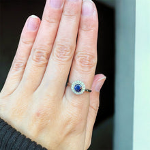 Load image into Gallery viewer, Sapphire and Diamond Ring
