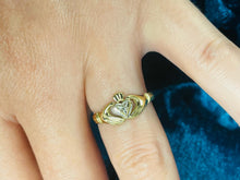 Load image into Gallery viewer, Claddagh Ring Set in 9ct Yellow Gold
