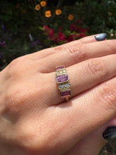 Load image into Gallery viewer, Pink Sapphire &amp; Diamond Ring in 18ct Gold
