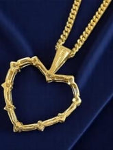 Load image into Gallery viewer, Diamond Set Heart Pendant in 18ct Yellow Gold
