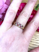 Load image into Gallery viewer, Ruby and Diamond Preloved Ring
