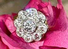 Load image into Gallery viewer, Diamond Daisy Cluster Ring
