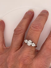 Load image into Gallery viewer, Trilogy Diamond Ring in 18ct White Gold
